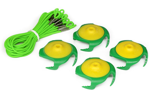 Tee Claw - Green and Yellow - 4 Pack of Tee Claws